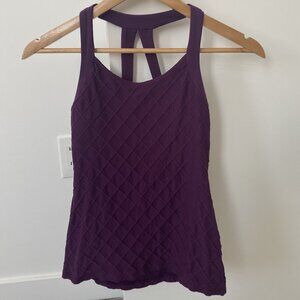 Beyond Yoga, Quilted Tank with Built-in Shelf Bra, Size XS